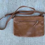 Lucky Brand Leather Cognac Brown Crossbody Purse Bag Photo 0