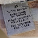 J for Justify , Woman off the Shoulder Dress, Size 3X strips colorful Rayon Photo 10