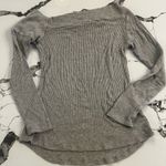 Michael Lauren  Heather Gray Ribbed Top Photo 0