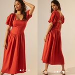 Anthropologie ’s Current Air Square-Neck Puff-Sleeved Dress Size XXS New w/Tag Photo 1