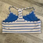 Lululemon Flow Y Bra Deauville Stripe Pipe Dream Blue White size 6 Photo 2