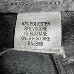 Adrienne Vittadini  Pants Womens Sz 8 Heather Gray Dress Wide Leg 32x32 Photo 6