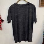 Free People VINTAGE CANVAS OVERSIZED BLACK MINERAL WASH TIGER TEE SZ SMALL EUC Photo 7