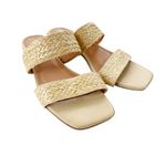 Joie  Niki Raffia Braided Straw Slip On Sandal Neutral Size 7.5 Photo 3