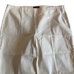 Drew  NEW white sloan pants size 12 ankle ponte zip side Photo 3