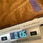 PureJill S 100% Linen Shift Dress Ochre Minimalist Lagenlook Quiet Luxury Earthy Orange Photo 7