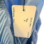 Line and Dot  Strapless Cropped Blue Top nwt Photo 4