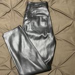 ZARA  Faux Leather Mom Fit Pants size 2 Photo 1