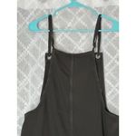 Aerie Tie Strap Shortalls Womens XL Black Casual Overalls Romper Photo 6