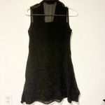 All Saints Jayda Silk Black Silk Full‎ Zip Sleeveless Mini Dress Size XS Photo 6