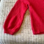 BP Pink Knit Mock Neck Long Balloon Sleeve Sweater Extra Small Photo 95