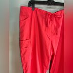 Dickies  EDS Women's 6-Pocket Classic Fit Pull-On Scrub Pants Coral 2XL Petite Photo 1