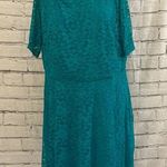 Paper Dolls Women’s Paper Doll teal lace overlay dress 2X Photo 0