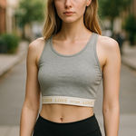 Love By‎ Gap Brami Top size M Gray Size M Photo 0