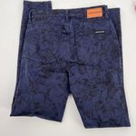 Calvin Klein Snakeskin High Rise Skinny In Blue Size 25 NWT Photo 2