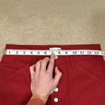 Wilfred Free Aritzia Red Denim Button Fly High Waisted Belen Women Jeans Size 6 Photo 7