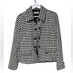 Liz Claiborne Vintage Prep School Chic Houndstooth Blazer Size M Photo 0
