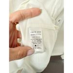 Rag and Bone  100% Cotton Curved Hem Poplin Button Down Shirt Ivory Women's Size 0 Photo 3