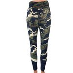 The Upside Navy Green Camo Camouflage High Waist Workout Ankle Leggings Pants 6 Photo 2