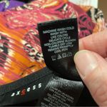 Cute Y2K fairy whimsigoth swirl stretchy 2 in 1 look mesh sleeveless top paisley Black Size M Photo 5