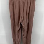 Victoria's Secret Victoria’s Secret Lounge Pajama Joggers Pants Satin Drawstring Rib Knit Pink M Photo 4