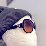 Tory Burch Black Oversized Sunglasses Photo 0