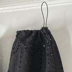 Christian LaCroix Black Eyelet Cargo Joggers Photo 6