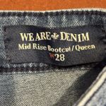Buffalo David Bitton Jeans Womens W28 Blue Mid Rise Bootcut Queen Casual Denim Size 28 Photo 4