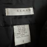 Kenar Wool Blend Gray Womens Mini Short Straight Skirt Size 4 Photo 3