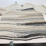 Catherines Beige Striped Long Sleeve Pullover Lightweight Sweater Size 4X Photo 6