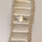 Princess Ring, Size 8 Silver Photo 0