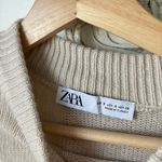 ZARA Oversized Neutral Sweater Top Photo 3