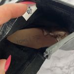 Toms Evie Leather Block Heel Ankle Boot Black Sz 9 Side Zipper Comfy Boho Comfy Photo 5