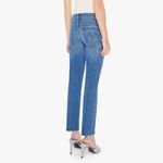 MOTHER Rascal Ankle Fray Jeans in Opposites Attract 26 Blue Photo 1