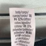 Victoria's Secret Victoria’s Secret Velour Embroidered Open Split Back Shirt Black Small Photo 10