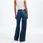 Madewell  Superwide Leg Jeans in Ellsworth Wash, Size 25 Photo 8