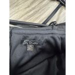 City Studios City Studio Women's Juniors Black Bow-Neckband Long Velvet Gown Dress Size 7/8 Photo 5