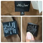 Me Jane  Size Medium Brown Faux Suede Western Style Long Sleeve Fringed Jacket Photo 5