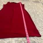 Norma Kamali  Sleeveless Boat Neck Deep Berry Red Midi Bodycon Dress Photo 3