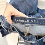 American Eagle Outfitters High Rise Stretch Denim Barrel Jeans Blue 8 Short Photo 3