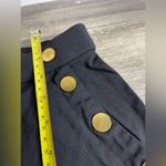 Liz Claiborne  Black Shorts with Gold Button Accents. NWOT Photo 5
