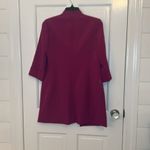 Kasper  Magenta Short Sleeve Open Front Blazer size 2P‎ NWT DAMAGED Photo 2