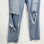 PacSun  High Rise Distressed Mom Jeans Light Wash Womens 25 Button Fly 90s Blue Photo 2