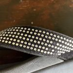 Vionic Bionic Black Flip Flop with white stones & cloth tongue size 8 Photo 2