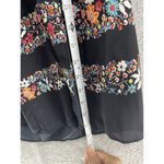 Loft  Ann Taylor Off Shoulder Dress Midi Blue Floral Size Medium Lined Boho Photo 4