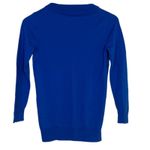 J.Crew  Soft Merino Wool Long Sleeve Crew Neck Sweater Cardigan XS Royal Blue Photo 3