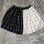 Hot Topic Black and White Skater Mini Skirt Photo 0