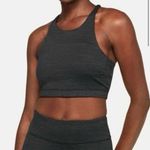 Outdoor Voices  black TechSweat High Neck Crop Top
Sports Bra Size small Photo 0