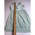 Lululemon  Light‎ Green Workout Dress Athletic Tank Top Activewear stained size 4 Photo 2