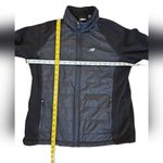 New Balance  womens Size XL Quilted Fleece Running Jacket Black Zip Side Pockets Photo 14